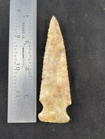 Side Notch Indian Artifact Arrowhead