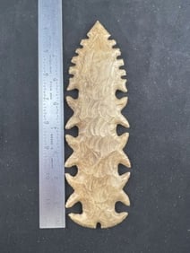 Tussinger Eccentric Indian Artifact Arrowhead