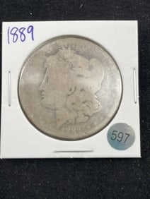 1889 Morgan Silver Dollar Coin