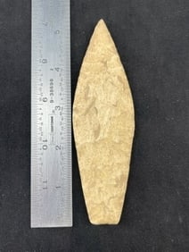 5 & 1/4" Agate Basin Indian Artifact Arrowhead