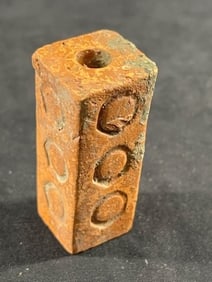 Pottery Bead Indian Artifact Arrowhead