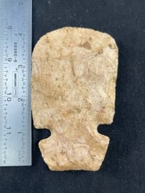 Chipped Hoe Indian Artifact Arrowhead