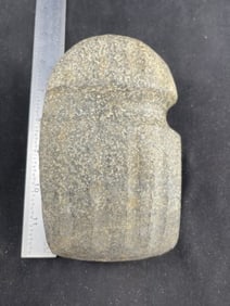 Grooved Axe with Nice flutes on both sides Indian Artifact Arrowhead