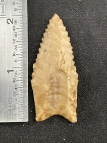 2 & 1/8" Dalton Indian Artifact Arrowhead