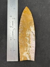 5 & 1/8" Clovis beautiful material Indian Artifact Arrowhead