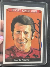 Mario Andretti Hand Signed Authentic Autograph