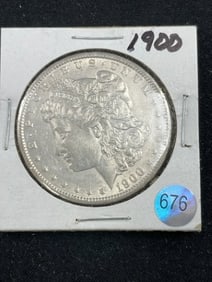 1900 Morgan Silver Dollar Coin