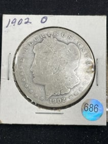 1902 O Morgan Silver Dollar Coin