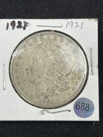 1921 Morgan Silver Dollar Coin