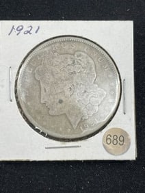 1921 Morgan Silver Dollar Coin