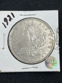 1921 Morgan Silver Dollar Coin