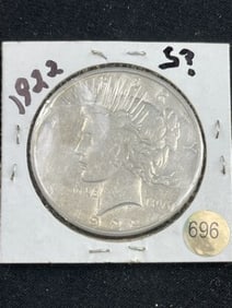 1922 Peace Silver Dollar Coin
