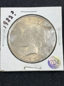 1922 Peace Silver Dollar Coin