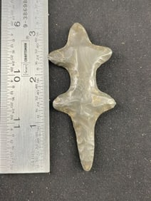 Chipped Lizard Effigy Indian Artifact Arrowhead