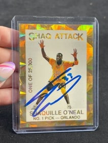 Shaq O'Neal Hand Signed Authentic Autograph