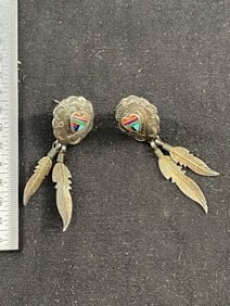 925 Sterling & Turquoise Earrings