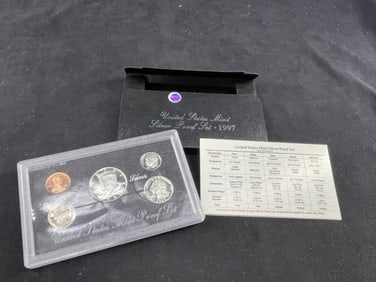 1997 United States Mint Silver Proof Set