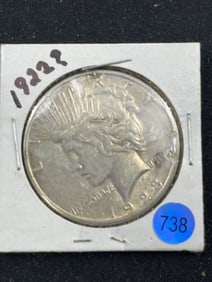 1922 Peace Silver Dollar Coin