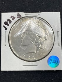 1922 S Peace Silver Dollar Coin