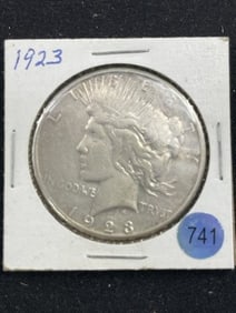 1923 Peace Silver Dollar Coin