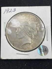 1923 Peace Silver Dollar Coin