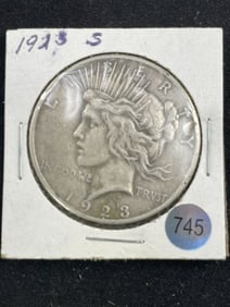 1923 S Peace Silver Dollar Coin