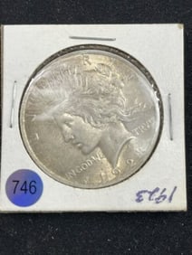 1923 Peace Silver Dollar Coin