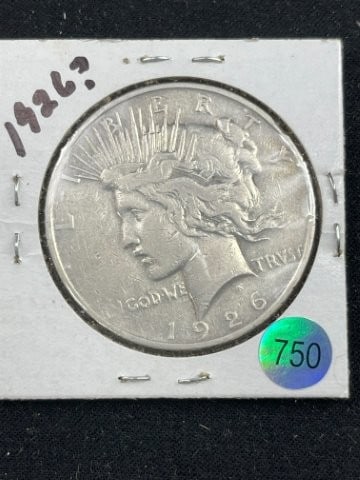 1926 Peace Silver Dollar Coin (1 of 2)