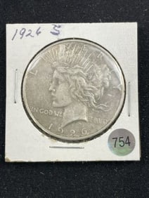 1926 S Peace Silver Dollar Coin