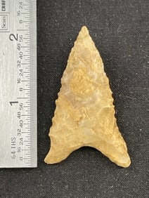Dalton Indian Artifact Arrowhead
