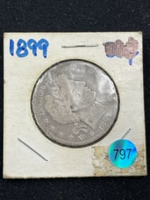 1899 Barber Half Dollar Coin
