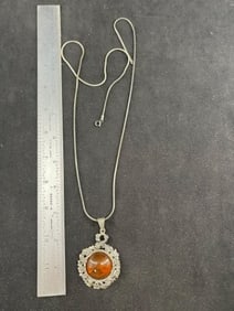 925 Sterling Silver Necklace & Pendant