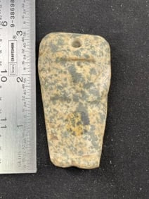 Face Effigy Stone Pendant Indian Artifact Arrowhead