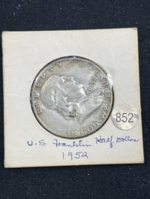 1952 Franklin Half Dollar Coin