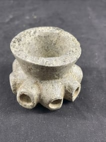 Stone Peace Pipe Indian Artifact Arrowhead