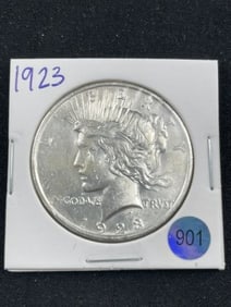 1923 Peace Silver Dollar Coin
