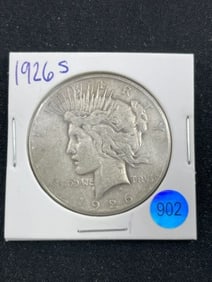 1926 S Peace Silver Dollar Coin