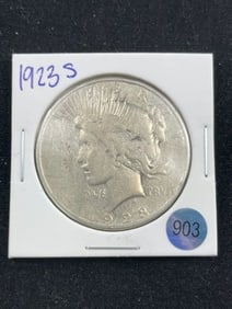 1923 S Peace Silver Dollar Coin