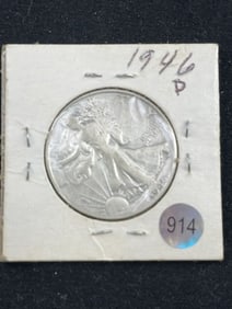 1946 Walking Liberty Half Dollar Silver Coin