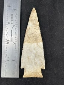 4&1/8 Hardin Indian Artifact Arrowhead