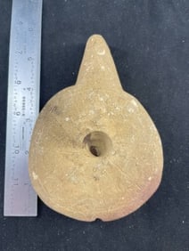 Turtle Effigy Bannerstone Indian Artifact Arrowhead