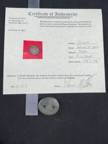 Gorget with Thomas Matthews COA