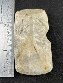 Chipped Celt Indian Artifact Arrowhead