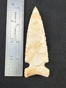 4" Graham Cave Indian Artifact Arrowhead