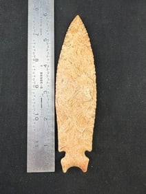 6" Graham Cave Indian Artifact Arrowhead