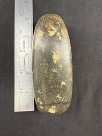 Polished Celt Indian Artifact Arrowhead