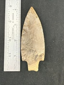 4" Adena Indian Artifact Arrowhead