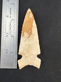 3 & 5/8" Graham Cave Indian Artifact Arrowhead