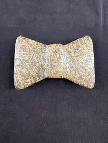 Bow-Tie Bannerstone Indian Artifact Arrowhead