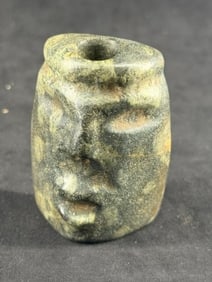 Face Effigy Bannerstone Indian Artifact Arrowhead